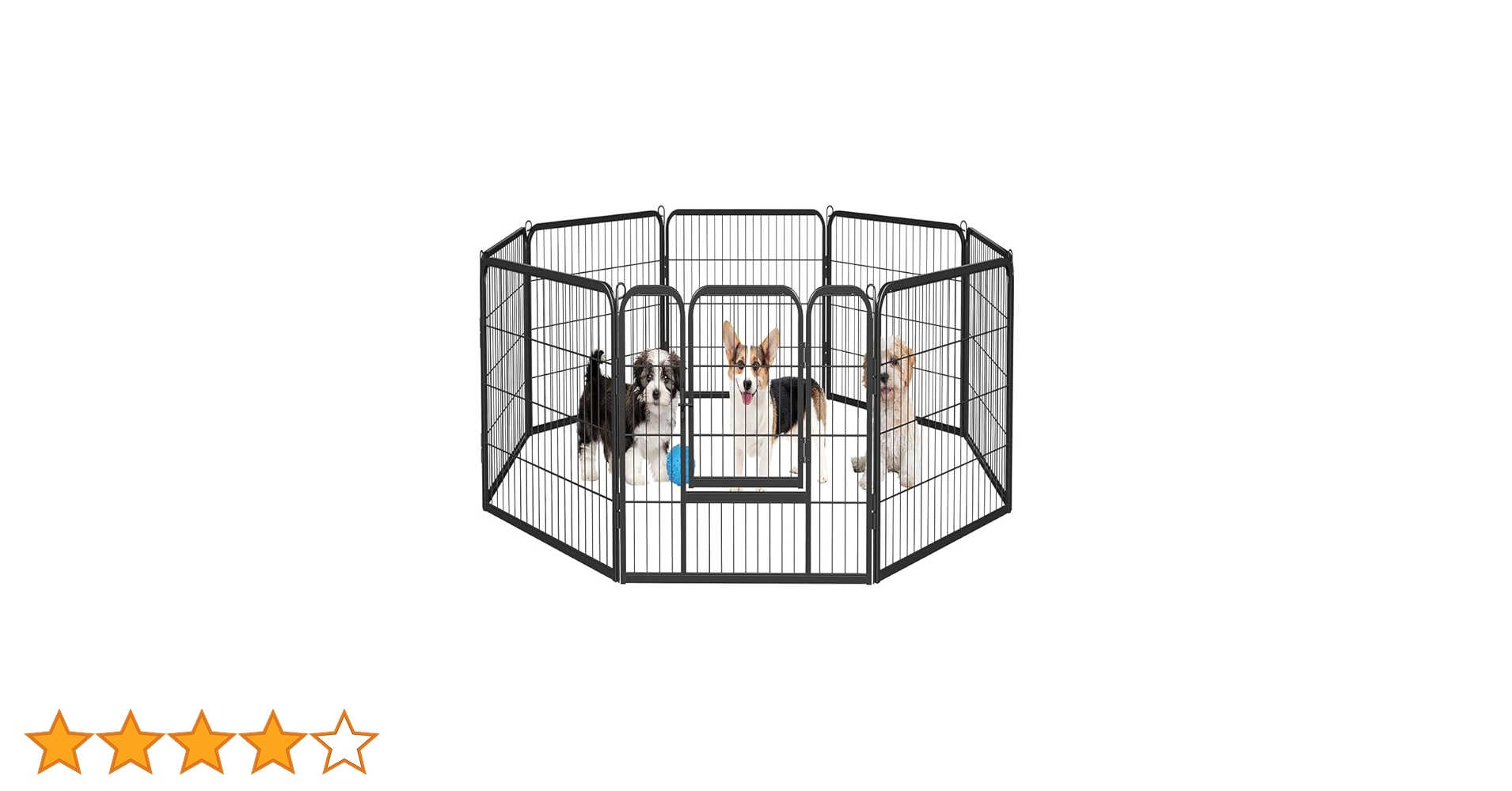 Amazon | Dinah Alsop ペットフェンス 中大型犬用— ペットケージ Amazon | Dinah Alsop ペットフェンス 中大型犬用— ペットケージ